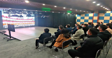 yl8cc永利师生收听收看党的二十大开幕会盛况