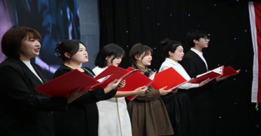 学院人文系教工党支部yl8cc永利办红色经典诗词诵读大赛