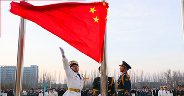 开学第一天，鸿德学子元气满满